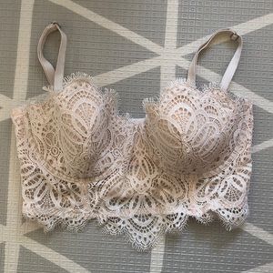 Lace Victoria’s Secret Bustier D34